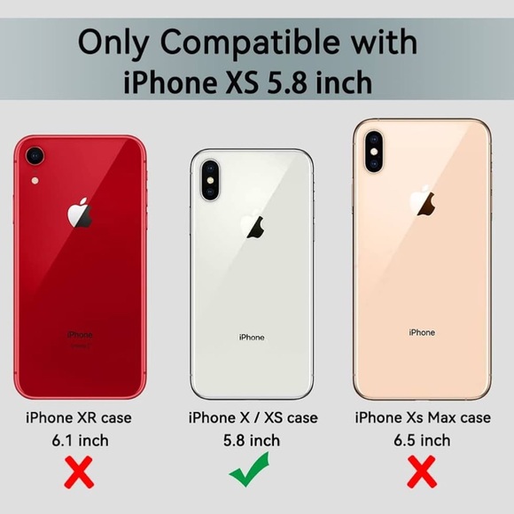 New! iPhone X/XS clear case with screen protection cover! - Picture 2 of 3